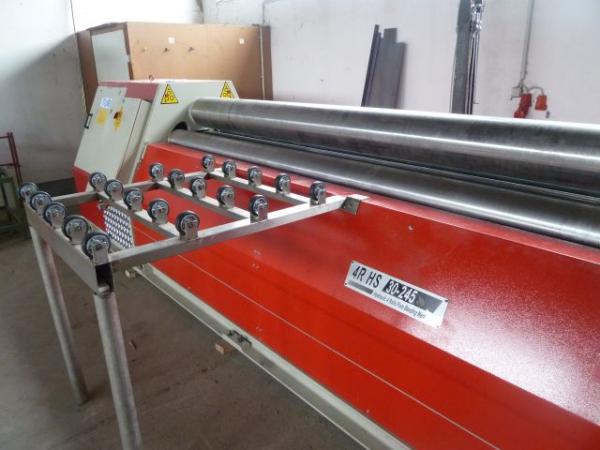 4 rolls plate bending machine (8 x 3.100 mm)