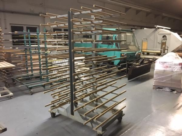5 x rack trolleys
