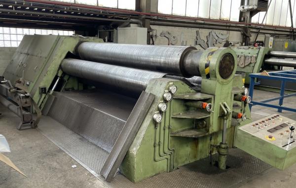 4 rolls plate bending machine (3.000 x 25 mm)
